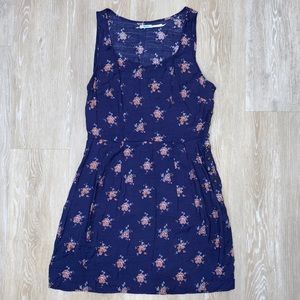 Kimchi Blue Urban Outfitters Blue Floral Mini Dress